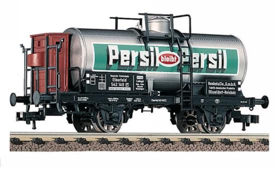 Tank car 'Persil' with brakeman?s cabin<br /><a href='images/pictures/Fleischmann/5435.jpg' target='_blank'>Full size image</a>